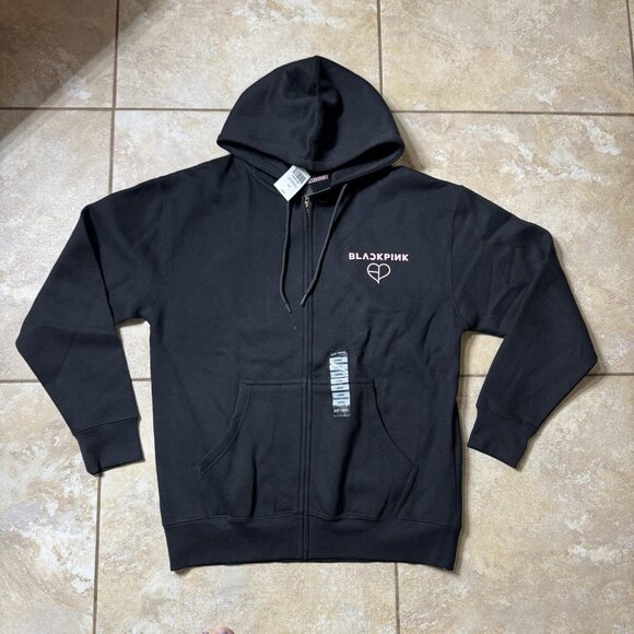BLACKPINK Deadline Tour Hoodie Hooded Jacket 2-Sided LARGE New READ - Picture 3 of 12